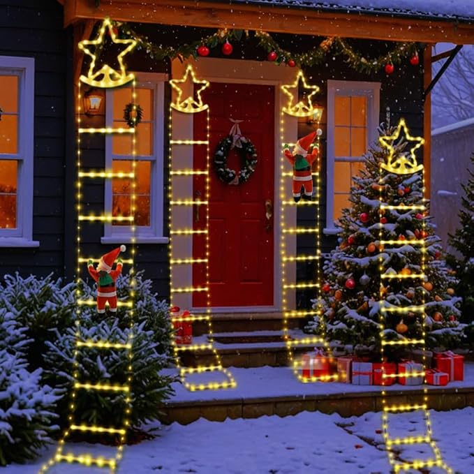Luces Led de Escalera + Viejito Pascuero | Envío Gratis