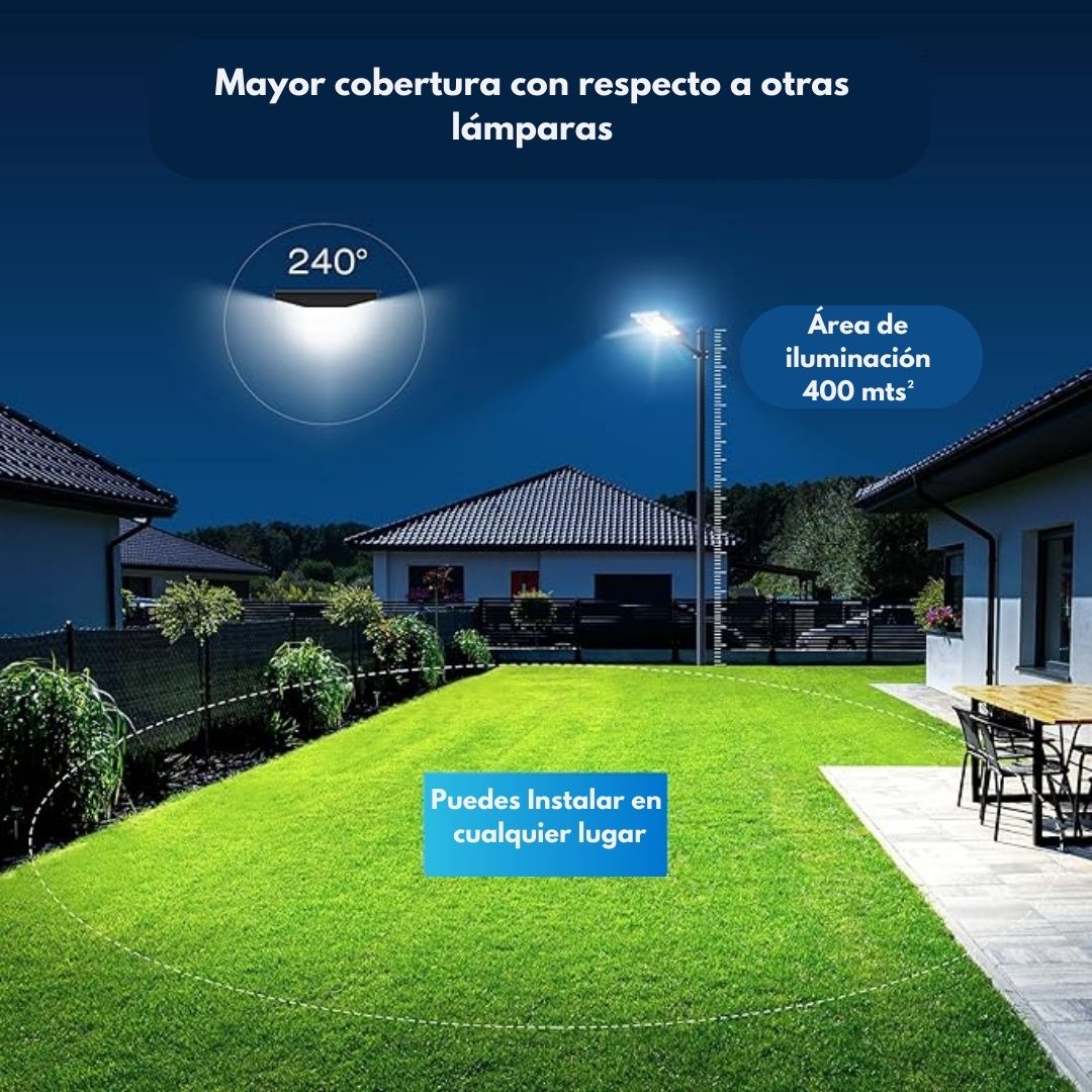 Lámpara Solar con Sensor de Movimiento | Envío Gratis