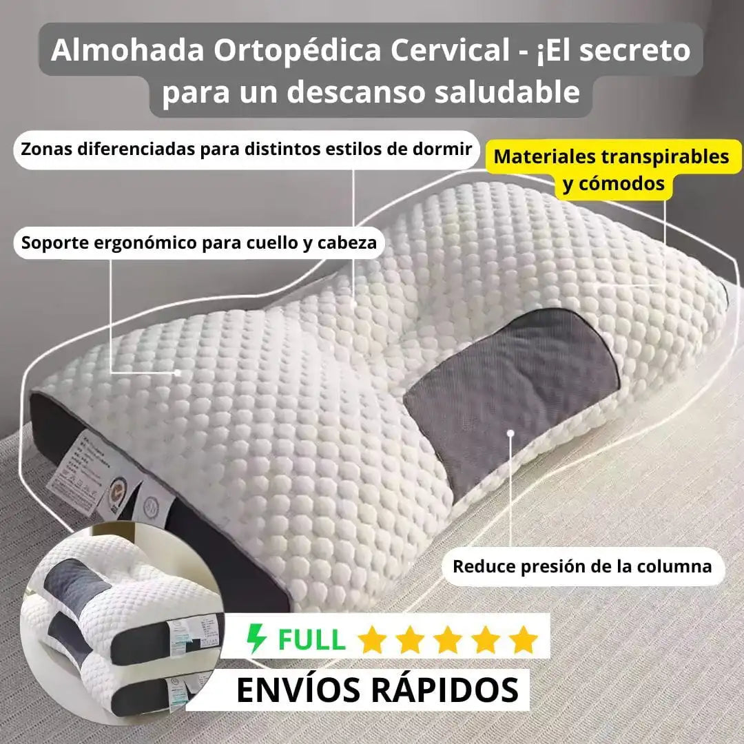 Almohada Cervical 2x1 | Envío gratis