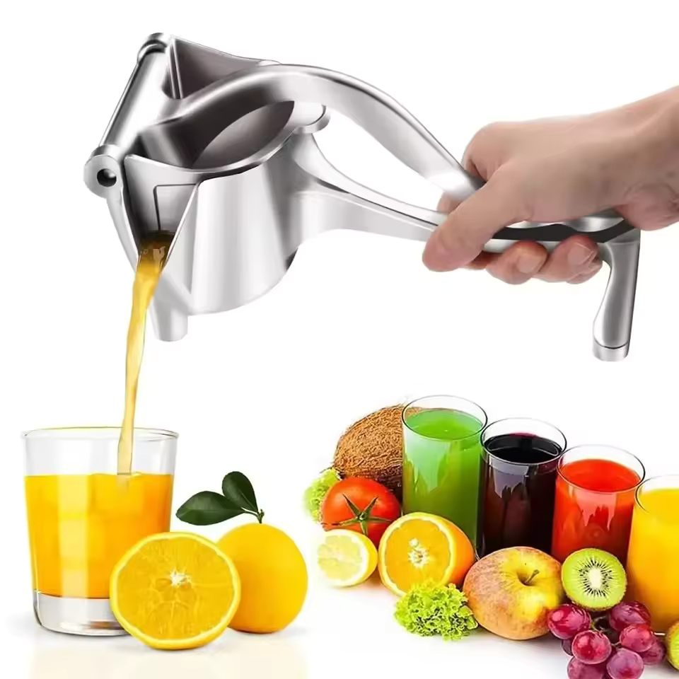 Exprimidor Metálico de Frutas para Jugos Saludables
