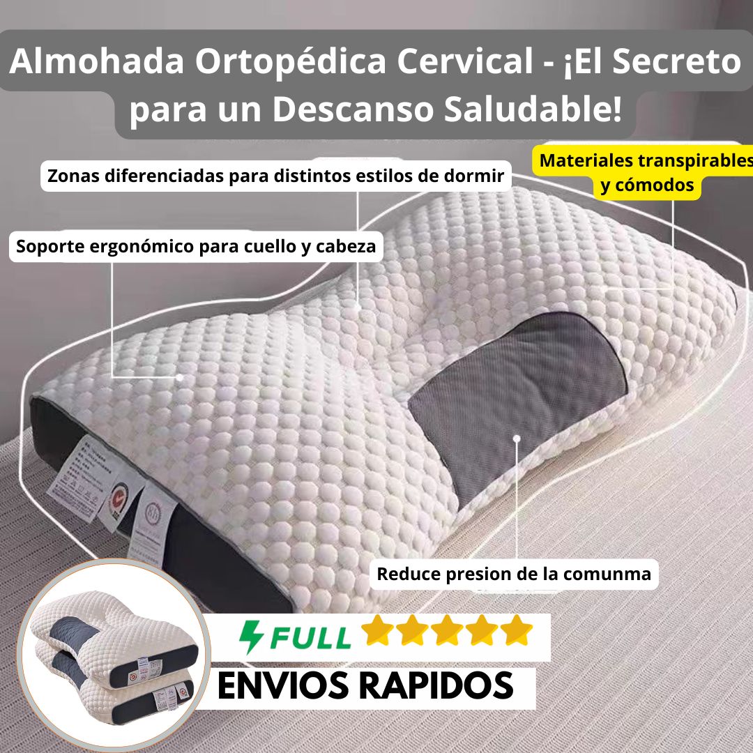 Almohada Cervical 2x1 | Envío gratis