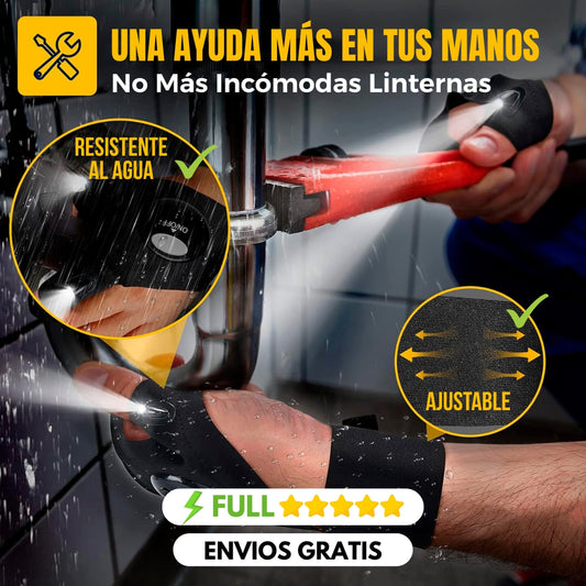 Par de Guantes con Luz Led | Envío Gratis