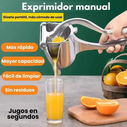 Exprimidor Metálico de Frutas para Jugos Saludables