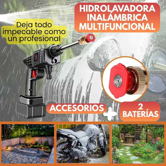 Hidrolavadora Inalámbrica + 2 baterías | Envío Gratis