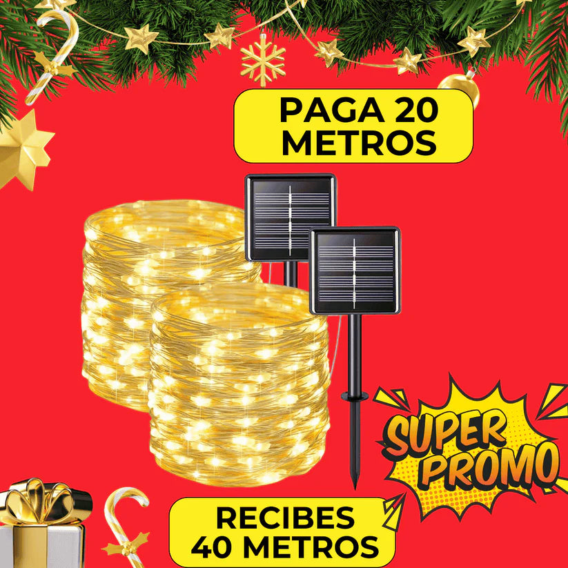 Luces de Navidad | Paga 20 metros, Lleva 40 metros