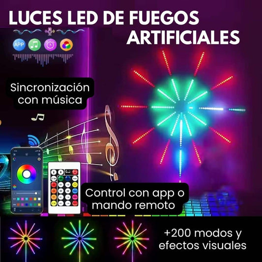 Luces Led de Fuegos Artificiales | Envío Gratis
